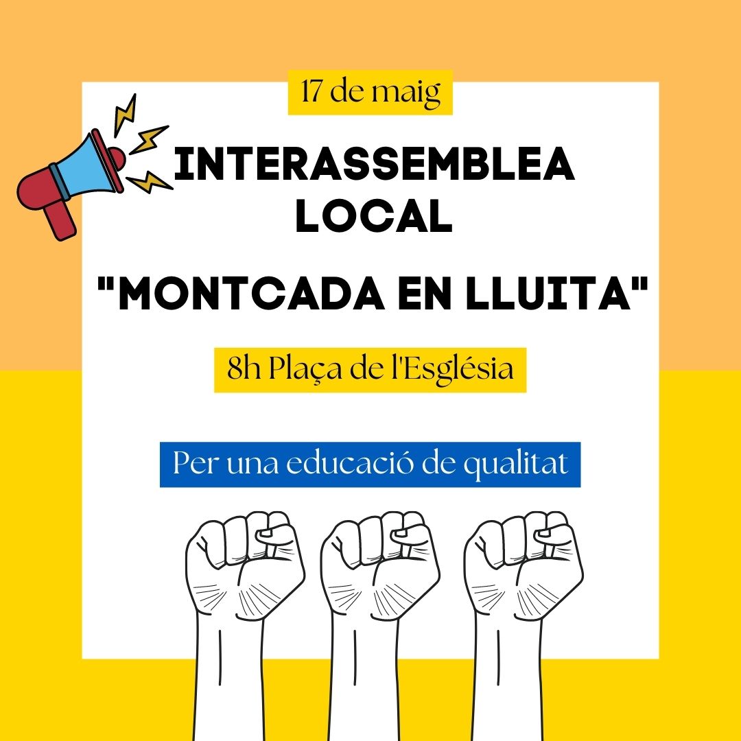 LesAltresVeus's tweet photo. Durant 45 min la Policia Local de Montcada i Reixac ha impedit la marxa dels docents pel centre hi ha sol·licitat la presència dels Mossos que han identificat a algun dels manifestants, tot i això, els participants s'han manifestat anant fins a les portes de l'ajuntament https://t.co/AOGxByvDKY