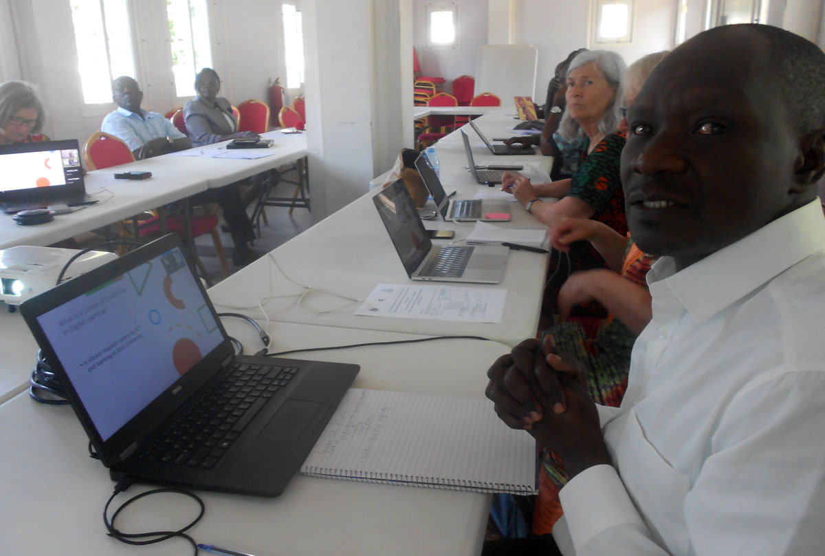 bsu_gulu's tweet photo. Happening now @GuluVarsity: Launch of Centre of Excellence in ICT and Learning
Theme: Enhancing Research in ICT, Learning and Innovation.
Keynote speaker: Dr. Geoffrey Tabo, Lecturer of Computer Science and IT, Gulu University. @DFC_Fellowship @byemboijana @BuseinSamilu https://t.co/59jxMcO15L