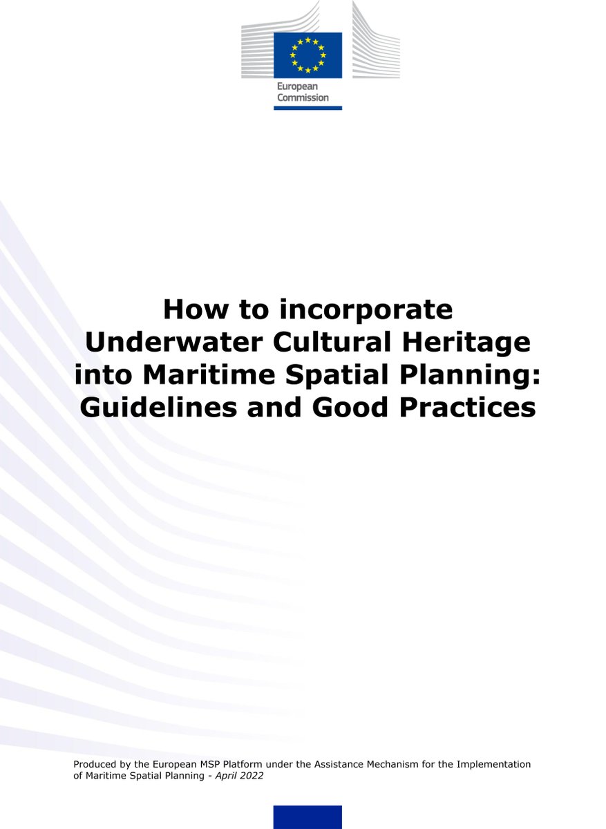 "How to incorporate Underwater Cultural Heritage into Maritime Spatial Planning": a new study by the European MSP Platform has been published ccms.bg/en/news-and-ev…