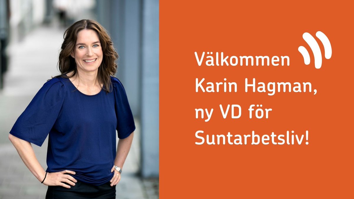 Karin Hagman ny VD för Suntarbetsliv: bit.ly/3Nl9kKQ
Karin Hagman kommer närmast från Systembolagets dotterbolag <a href="/IQ_Initiativet/">IQ-Initiativet</a>. Hon har även varit kommunikationschef på @Kommunal och <a href="/hyresgasterna/">Hyresgästföreningen</a>. Den 8 augusti välkomnar vi Karin Hagman som ny VD för Suntarbetsliv.