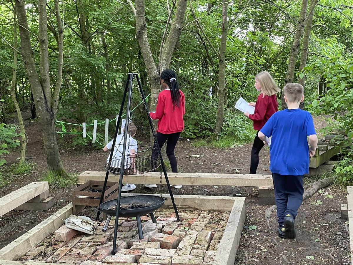 OldParkPrimary's tweet photo. Year 6 are completing a scavenger hunt in maths, working on their place value knowledge. How quickly can they complete it? @TelfordWrekin @NatureFSchools #SurvivalWeek https://t.co/7sP8AotB62