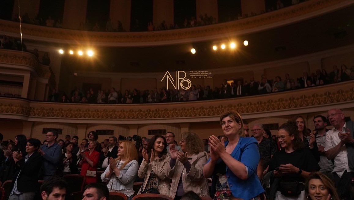 ArmPhilharmonic's tweet photo. Heroic and powerful #Symphony7 #Leningrad of #Shostakovich was performed by the #ArmenianNationalPhilharmonic led by M° #EduardTopchjan on 15 May, 2022. They managed to convey all the drama, depth and triumphant spirit of the symphony. https://t.co/YiDlueoq1L