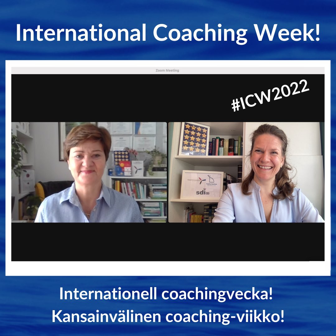 CoachingbyCS's tweet photo. Vill du testa på professionell coaching? 💎 Vårt team firar #ICW2022 genom att erbjuda 1h individuell coaching online kostnadsfritt till 20 personer! Skicka snabbt ett meddelande till info@positivesolutions.fi med rubrik ICW2022 senast på fredag 20.5, de 20 första får 1h gratis! https://t.co/JVS9GEbXi6