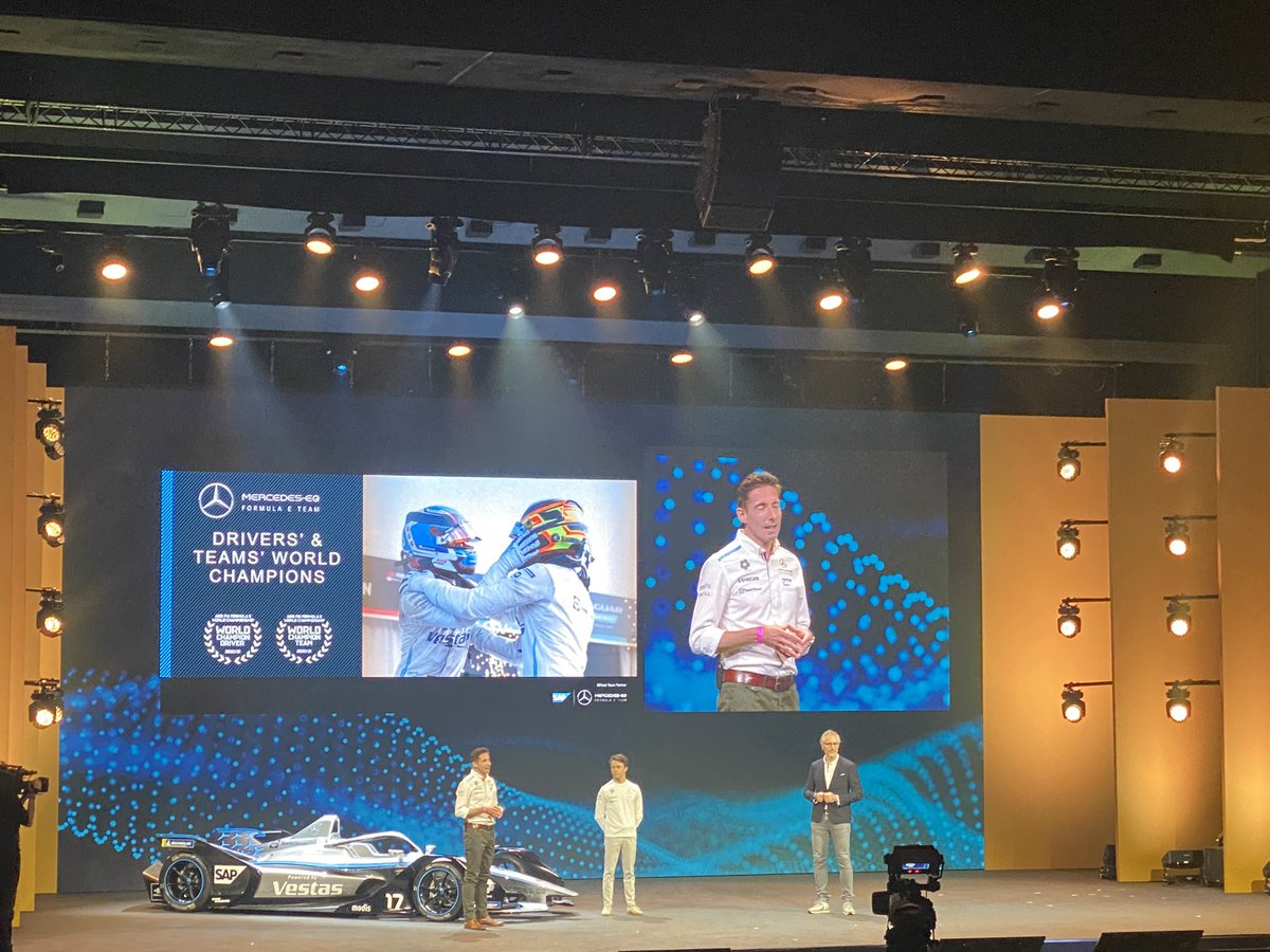 jramkumar's tweet photo. We have heard of walking the talk, now we see racing the talk. Team Mercedes EQ racing from #FormulaE outline how they are truly a sustainable business in Motorsport, with SAP’s solutions. #SAPSapphireDenHaag https://t.co/I3IyxycFMa