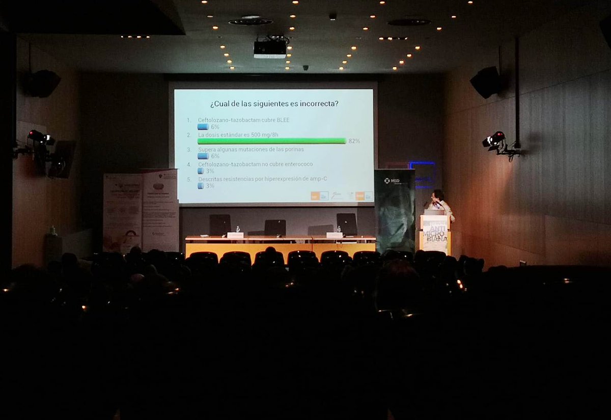 Esta semana estamos con Gotic colaborando con nuestros voting systems en el curso intensivo de Terapia Antimicrobiana #DrDrobnic en el Hospital del Mar. Ya es la 51 edición.