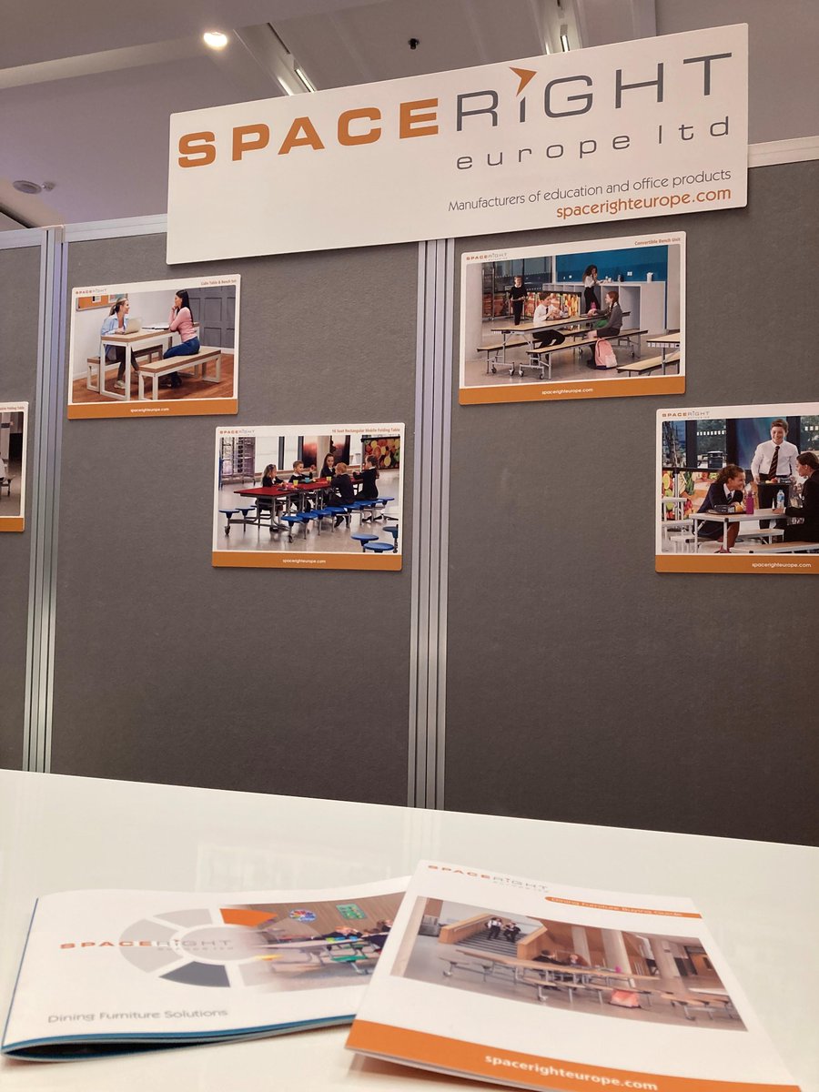 SpacerightEuro's tweet photo. We're all set up and ready for today's #AssistConf2022.
We’ve got a wonderful display of our #DiningFurnitureSolutions for you &amp; can't wait to see you all. 
Come along for a chat with Marie &amp; Stephanie (and some treats). 🤩

@AssistConf #ASSIST #Spaceright https://t.co/oyaMKll0KG