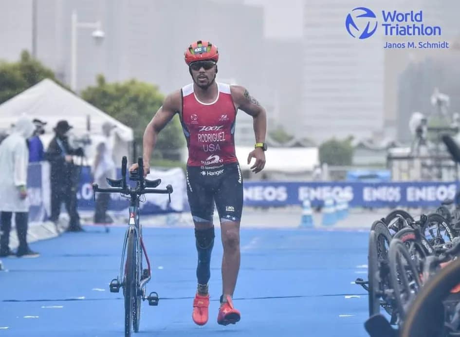 OfficialSumarpo's tweet photo. Congratulations to @RA5ive  for standing on the world stage and showing everyone the spirit of the triathlon!

So proud of him! Dreams don't fail those who work hard, looking forward to more success this season.

🎤 2022 World Triathlon Para Series Yokohama, Japan https://t.co/B0lO0rt2sF