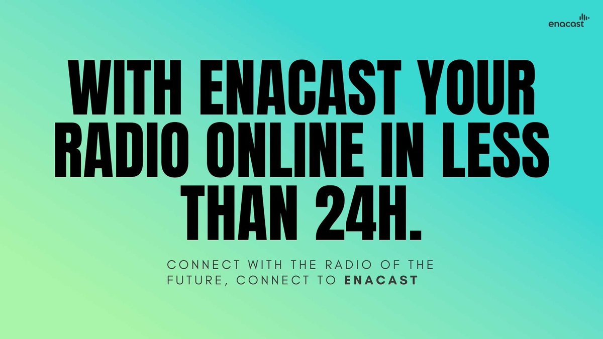 EnacastIntl's tweet photo. As soon as you sign up with EnaCast, you will have your radio online immediately.

https://t.co/5N4FJlGOm0 https://t.co/jzihOQnYYb