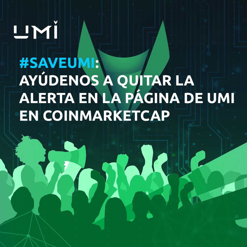 SpainUmi's tweet photo. Crypto Daily, un importante portal de noticias de criptomonedas, publicó un artículo apoyando a UMI, llamando la atención a nuestra petición hacia la administración de CoinMarketCap.
Le instamos a ser activos ayudándonos a restablecer la justicia. https://t.co/JBd4GJmw3j
#SAVEUMI https://t.co/cjI6W1a0FW