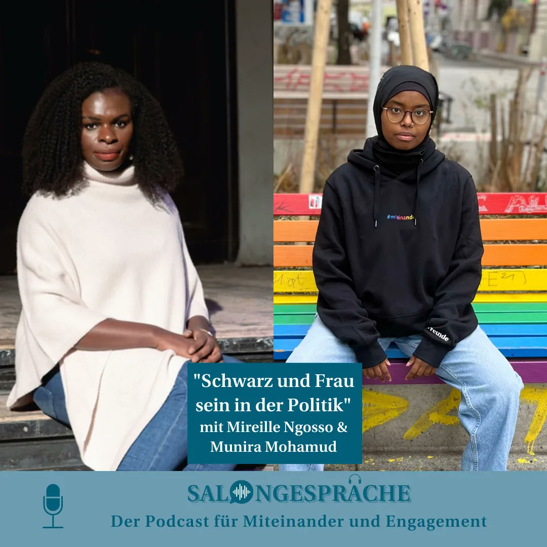 Ärztin, Politikerin und Mutter Mireille Ngosso @missngosso spricht in dieser Folge Salongespräche mit Munira Mohamud darüber warum es wichtig ist dass vor allem POC in der Politik Fuß fassen. Hör rein in unseren Podcast und vergiss nicht zu bewerten: buff.ly/3P5I0SN