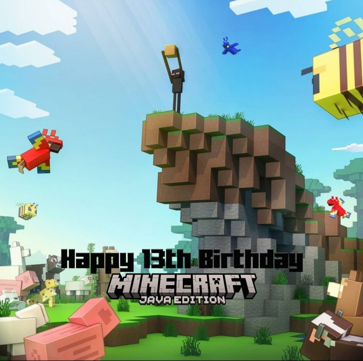 RT @_MINECRAFT_LIVE: ReTweet to say Happy 13th Birthday Minecraft !!! https://t.co/oeMArZGmFl