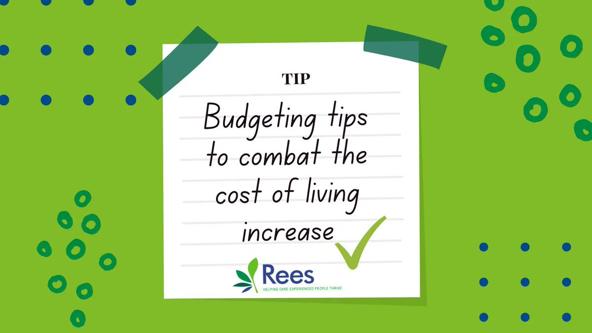 We're providing tips to help care experienced people with the cost of living increase - to find ones you've missed, search for #cepbudgetkit