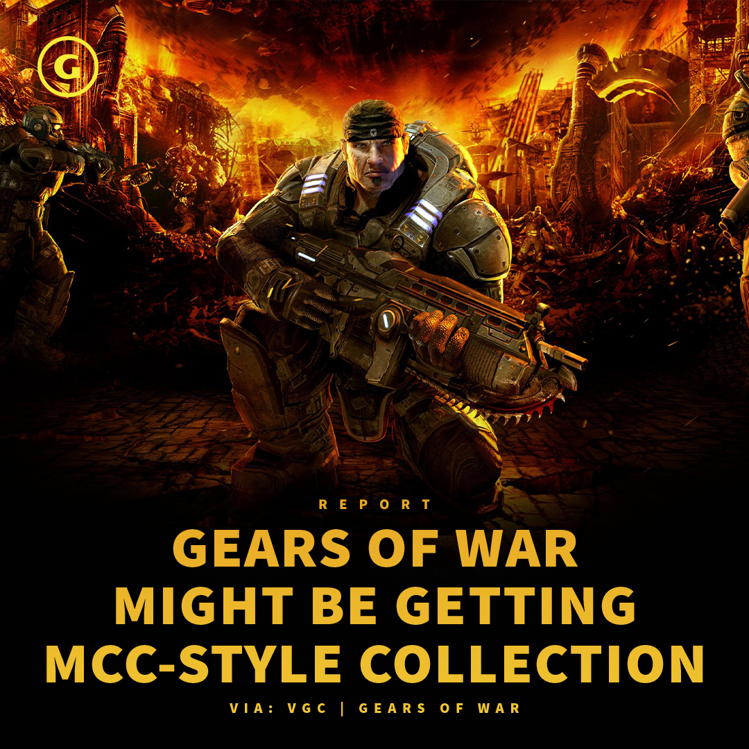 GameSpot's tweet image. Microsoft is reportedly developing a Halo: The Master Chief Collection-style compilation package themed around Gears of War!