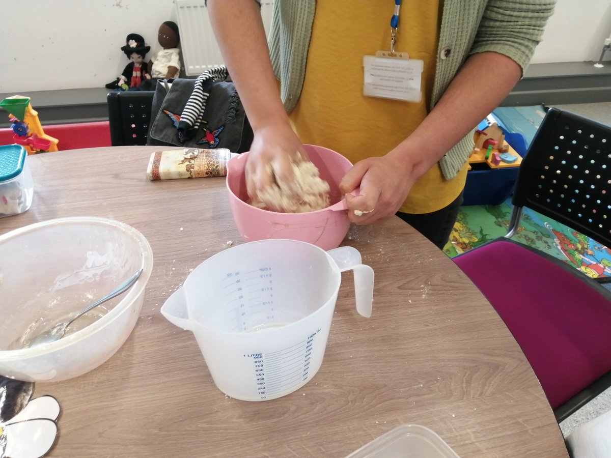 southstaffs's tweet photo. Another fun packed day for our Early Years learners at Cannock, this time making play doh & sock puppets ๐งฆ๐ fun activities & learning knowledge too! #CreateYourCareer working with children, #ApplyNow & join us at #Cannock or #Tamworth this September โก๏ธ https://t.co/bC8I3BbG5Y https://t.co/ll74GmzoJH