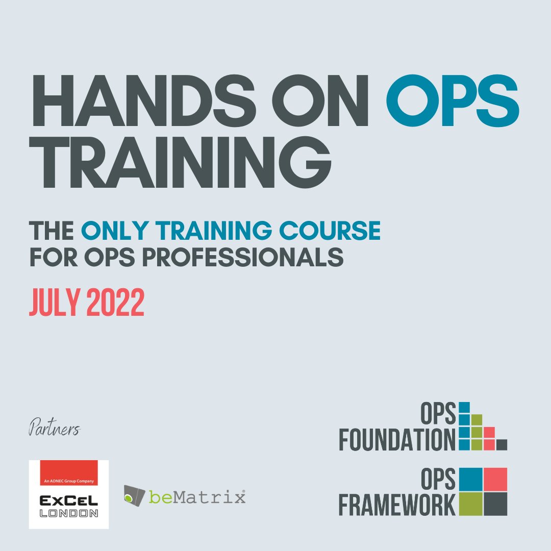 TheOpsNest's tweet photo. How are #OpsFoundation & #OpsFramework different?
BOTH are packed full of experts, tools, advice & practical training. One offers a FOUNDATION to forge ahead with an ops career, the other a strategic FRAMEWORK to drive progressive ops management.
https://t.co/UZCynhkMr6 https://t.co/HQwuip95Fg