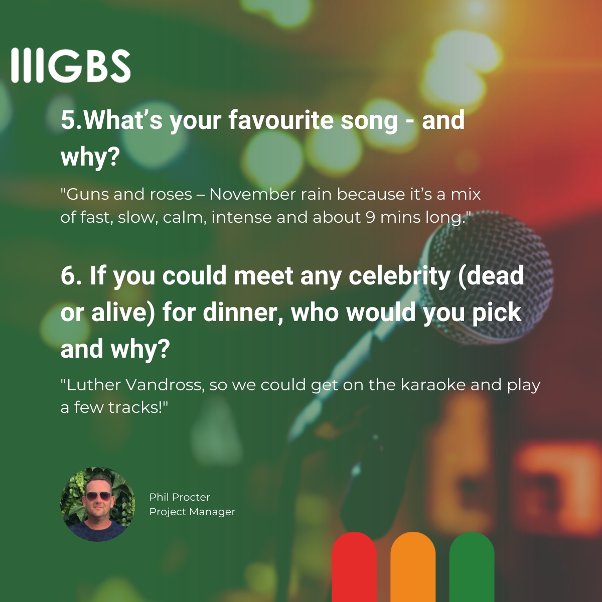 Meet Project Manager Phil Procter 👋

Here are some quickfire questions we asked Phil, from his hobbies to his favourite day at work, to get to know him a little more!

Find out about the rest of our incredible team on our website below👇
💻 gbscontracts.co.uk/meet-the-team