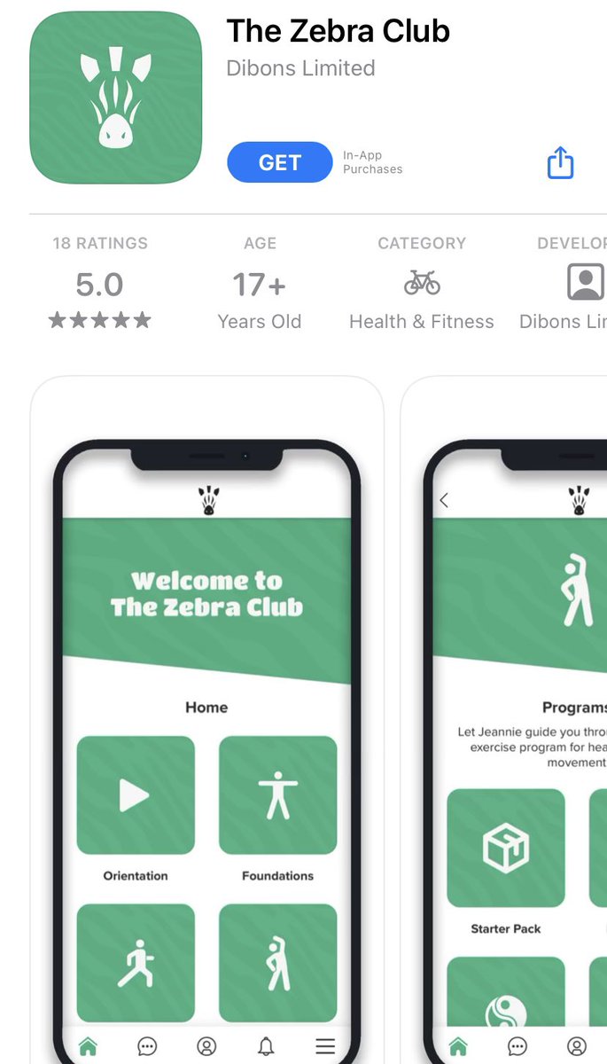 Thank you to everyone for the 5 star reviews of The Zebra Club app. I’m delighted to see all the tweets about the app being a part of so many peoples EDS toolkits. Truly grateful for the feedback. #hypermobility