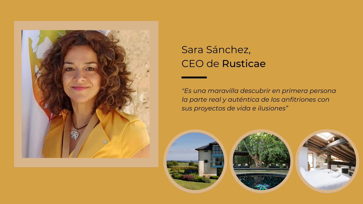 Entrevista con <a href="/sarasanchezrema/">Sara S. Sánchez Remacha</a>, CEO de <a href="/Rusticae/">Rusticae</a>, en la que conversamos sobre turismo responsable, historias de vida, tecnología hotelera y sostenibilidad.
#Partnership #Tecnologia #interview 
guestpro.com/es/blog/entrev…