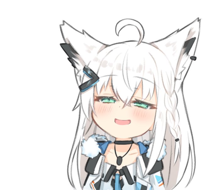 この顔すき
#絵フブキ 