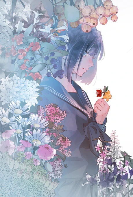 #関係者に届くまでリツイートされ続けると聞いて
 #私はこんな仕事がしたい 
小説の表紙とかMVイラストとかジャケ写とか、、、イラスト集とかもいつか作りたいです🍀 