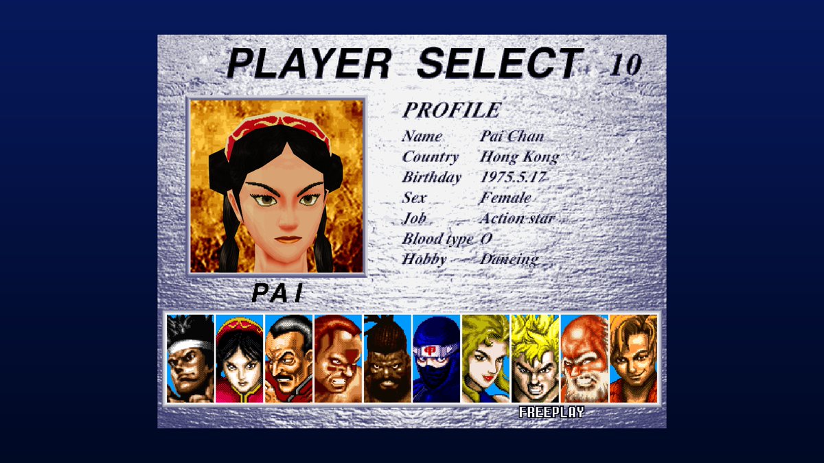 DatesInGaming's tweet photo. 17 May 1975 - Happy Birthday to Pai Chen, Action star and occasional participant in fighting tournaments. How would she get on at 47? #VirtuaFighter2 @SEGA #SEGAAM2 #Arcade #Retrogaming #Gaming https://t.co/MMhPyH8NlB