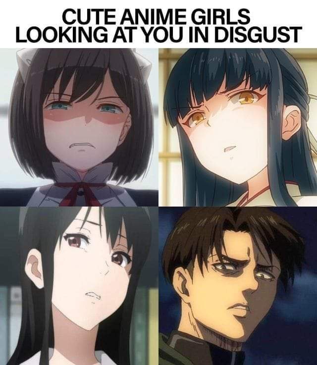 r/animemes on X: Anime girls with a smug face are so cute! #Animemes #memes  #anime   / X