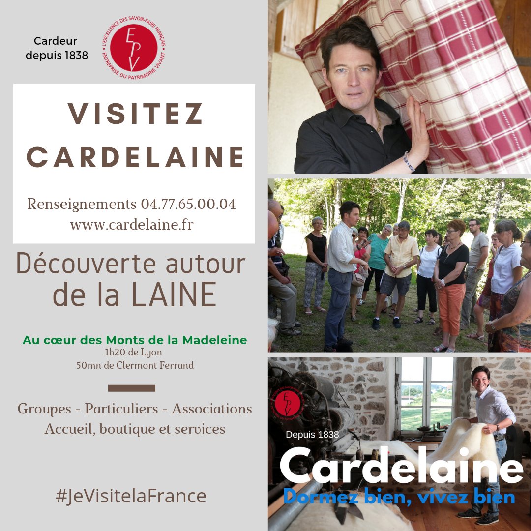 BrissayChatre's tweet photo. Nous proposons deux façons pour découvrir Cardelaine.

En journée ou une nuit complète dans l'appartement de Cardelaine. Un concept unique en France

#jiraidormirchezcardelaine #innovation
#conceptoriginal
#tourisme #savoirfaire #laine #artisan #madeinFrance https://t.co/MgNtOEaKAu