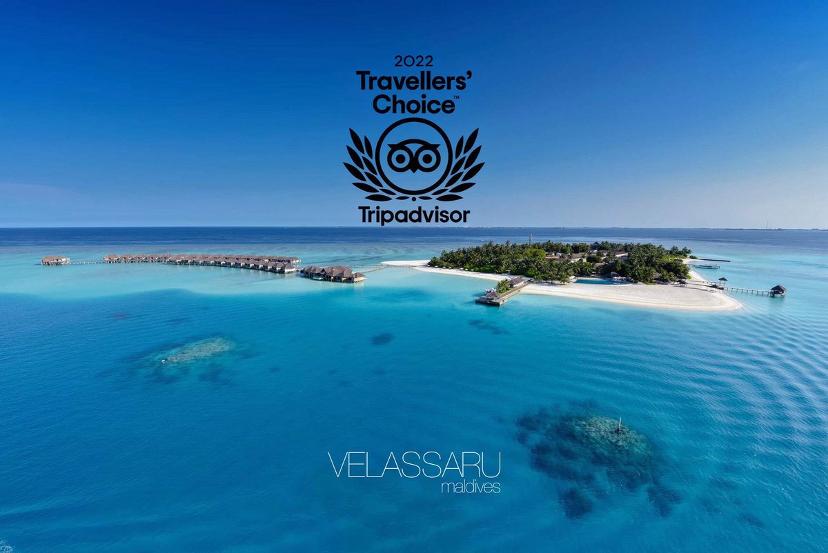 <a href="/VelassaruM/">Velassaru Maldives</a>  received <a href="/Tripadvisor/">Tripadvisor</a> 2022 Travellers’ Choice Award
We extend our gratitude to our guests for appreciating our Team’s efforts and promise to keep elevating our performance to match their expectations.

bit.ly/Velassaru_Trip…