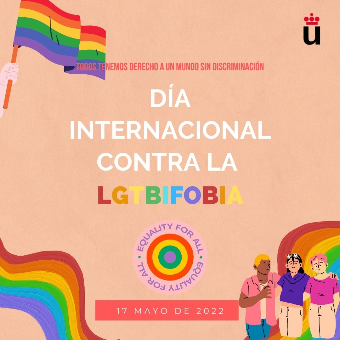 Volunt_Urjc's tweet photo. 📆En este día internacional contra la #lgtbifobia se visibiliza la necesidad de que la tolerancia, la convivencia y el respeto mutuo estén por encima de todo tipo de discriminaciones por no encajar con los roles de género tradicionales. https://t.co/uOs7yQub3N