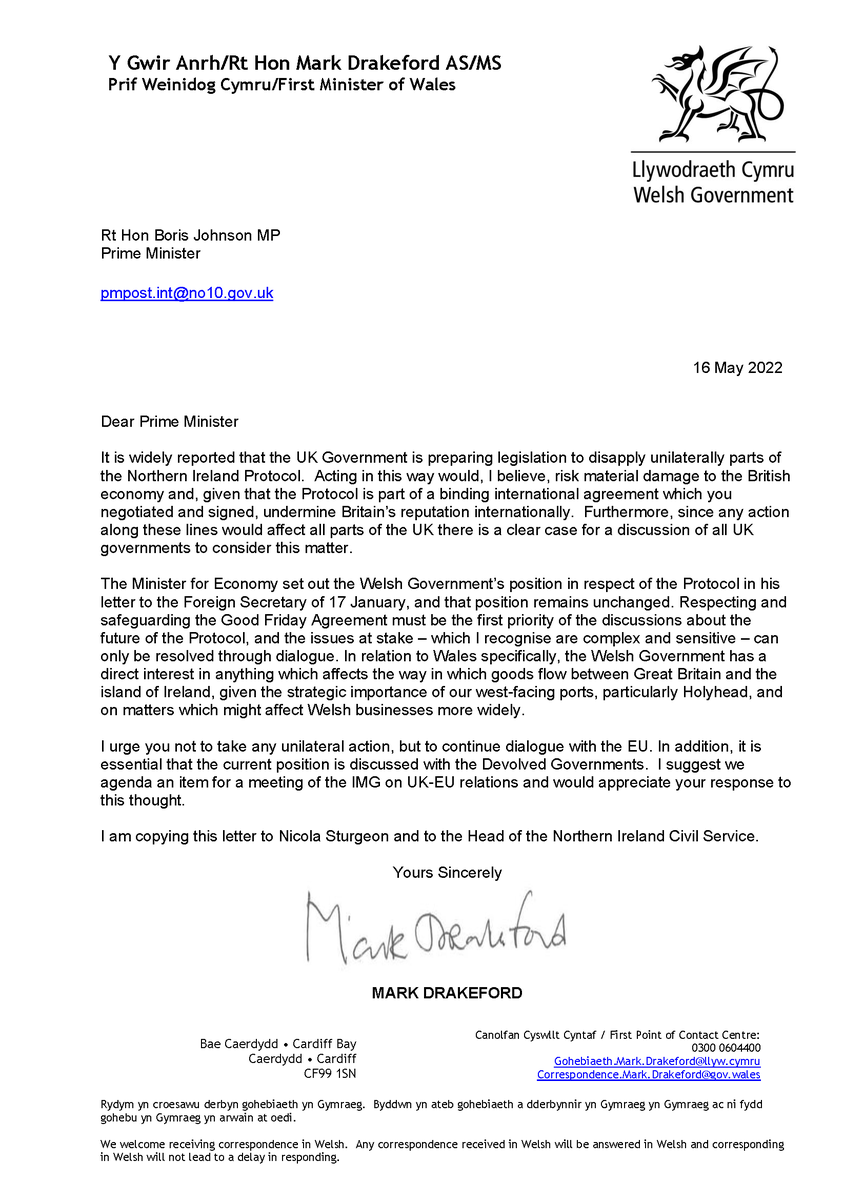 Eluned Morgan tweet media