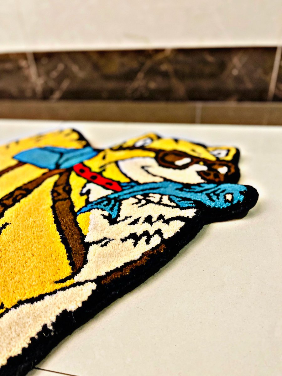 makerugs4fun's tweet photo. One ☝️ More Gift 🎁 for @BoredApeYC #bayc #bakc #bakclub @boredapekennel #boredapekannelclub Wanna 🐟 🐟🐟🐟🐟🐟🐟🐟🐟🐟😂😂😂😂😂 #makerugsforfun #mrff #tibetan #tibetanrug #tibetanrugs #nft #NFTs #NFTCommumity #opensea #Metaverse #Web3 #nftrug #nftrugs https://t.co/5A3FXOZw8W