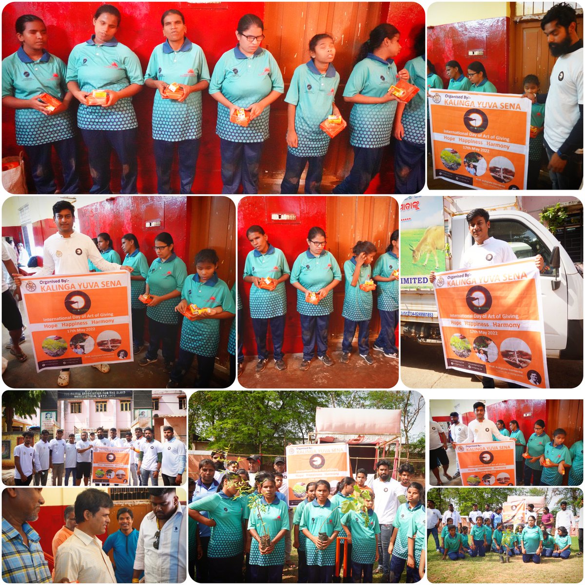 KalingaYuva's tweet photo. Art of giving by @KalingaYuva sena on inspiration of Dr @achyuta_samanta sir on Infosys square and blind school at Satya nagar
Food distribution and plantation programme 🙏
@artofgiving_net @KIITUniversity @kissfoundation https://t.co/K3A7taLvMC