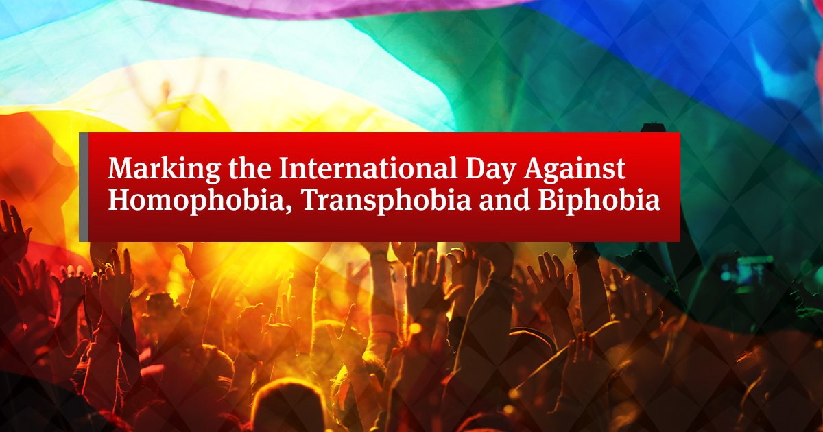 We stand with our LGBTIQ+ colleagues and friends for #IDAHOBIT, International Day Against Homophobia, Transphobia and Biphobia. Find out more about how we support our LGBTIQ+ community. ow.ly/9xsT50J9LM2