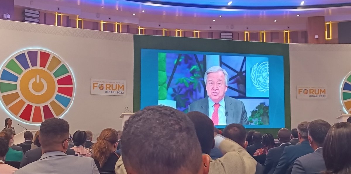 NGElectricHub's tweet photo. "Private finance must stop funding fossil fuels and switch to renewables" - Antonio Gutierrez, Secretary General, United Nations. https://t.co/xQWcDJnp1p