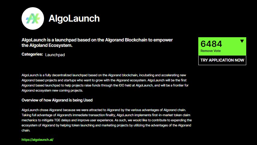 caibap_728's tweet photo. @Algolaunch @Algorand Done and waiting for launch! Thanks. https://t.co/Oz9bgA9ZWZ