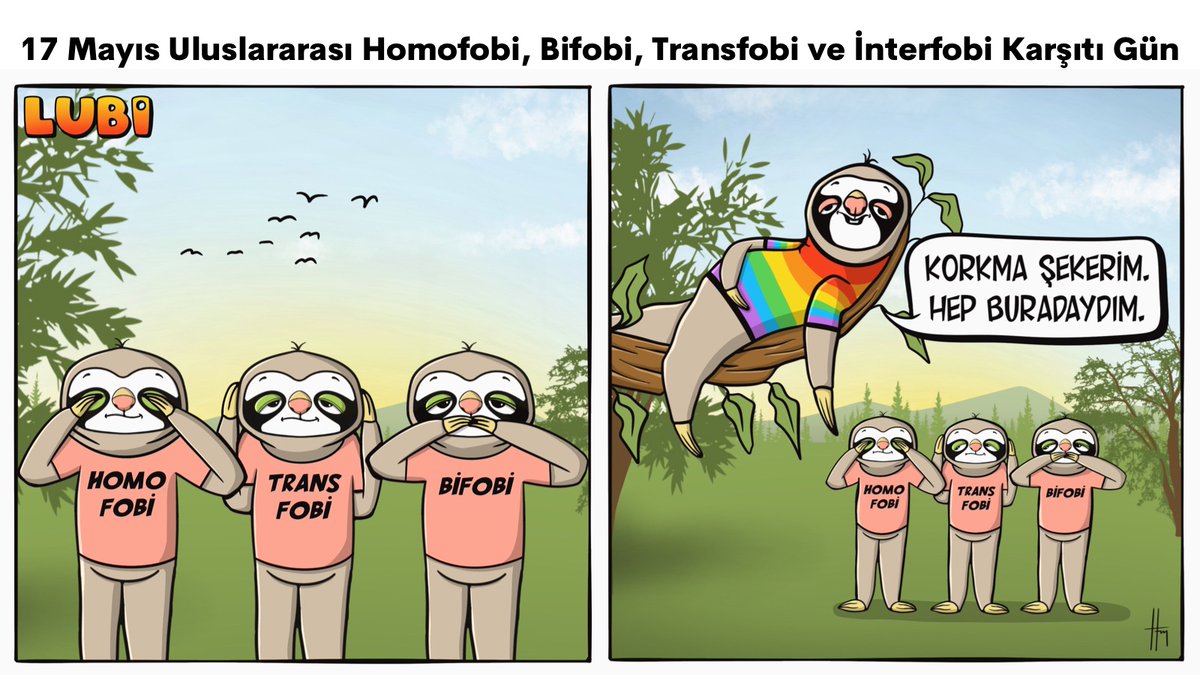 LGBTİ+fobi’ye karşı mücadelemiz devam ediyor, “Nefrete İnat Yaşasın Hayat!” Çizer:@fenerciart  #17Mayıs  #IDAHOBIT2022 #benimçocuğum