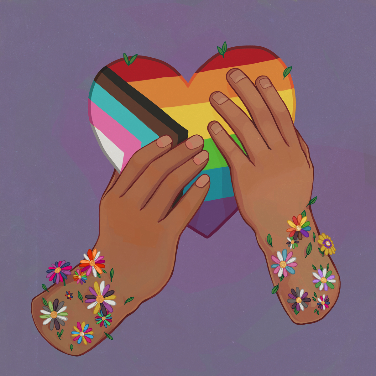Being LGBTQIA+ doesn't cause mental health problems. But discrimination does.

We’re here to fight for everybody on International Day Against Homophobia, Biphobia and Transphobia – and every other day. #IDAHOBIT
 
Thanks to @impmakesart for their beautiful illustration (1/2)