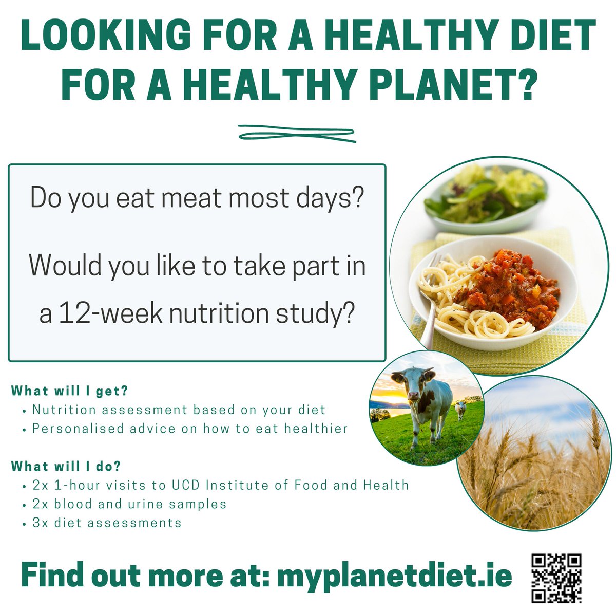 Did you know food production is the largest driver of biodiversity loss? This #BiodiversityWeek2022 let's change the way we think about food. Join the MyPlanetDiet study to find out how to make your diet better for you and better for the environment --> myplanetdiet.ie