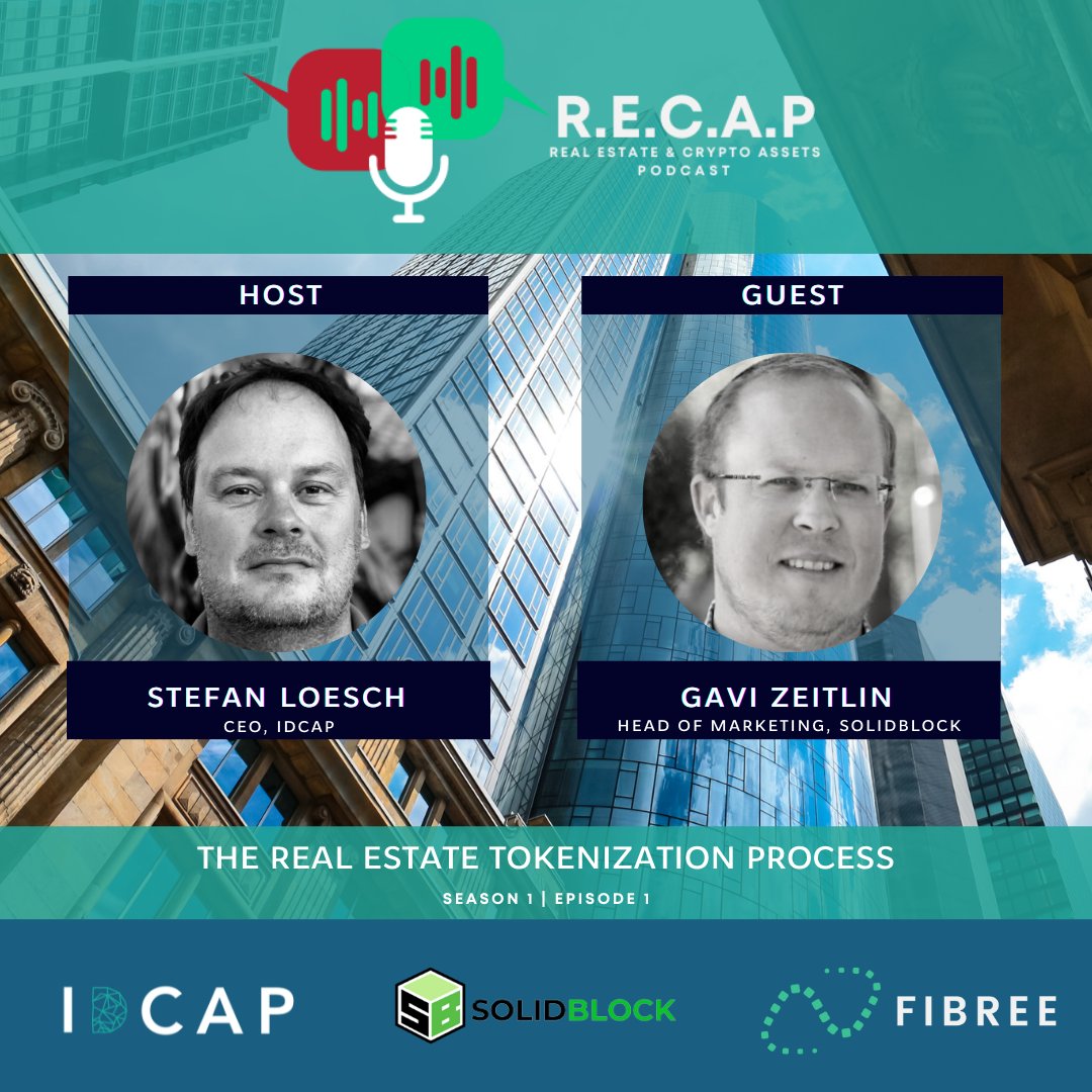The Real Estate Tokenization process - featuring <a href="/SolidBlockCo/">SolidBlock</a> 

Listen on Spotify - open.spotify.com/show/1KDexMaAT… 
Watch on YouTube - youtu.be/R0G1JEj41t0