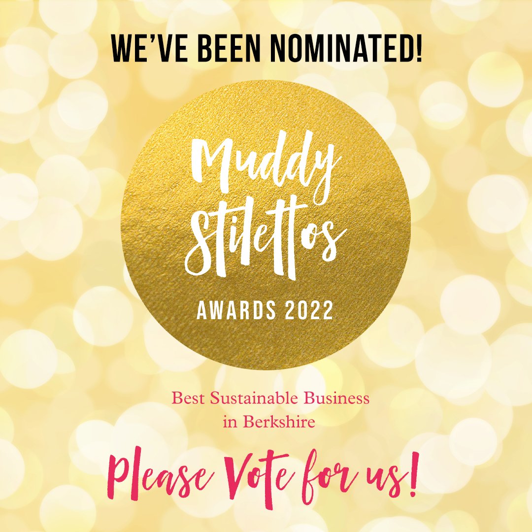 Tickled pink about this nomination!  You can vote for your favourite local business here: berkshire.muddystilettos.co.uk/nominate/susta…