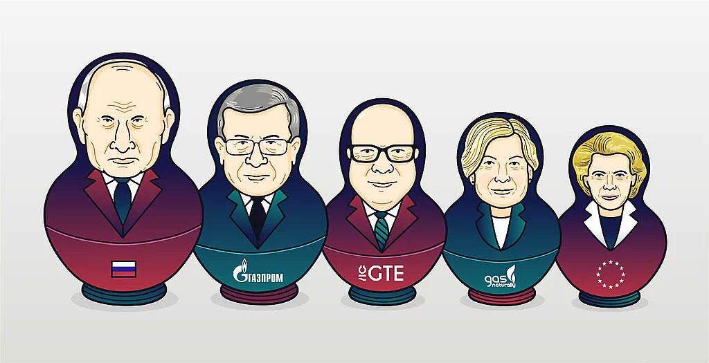 Rosyjskie koncerny lobbowały za dołączeniem gazu i atomu do unijnej taksonomii. Ta miała wspierać transformację sektora energetycznego. W praktyce wspiera Putina, który dzięki temu może mieć więcej pieniędzy na kontynuację wojny w Ukrainie. 
➡️greenpeace.org/eu-unit/issues…