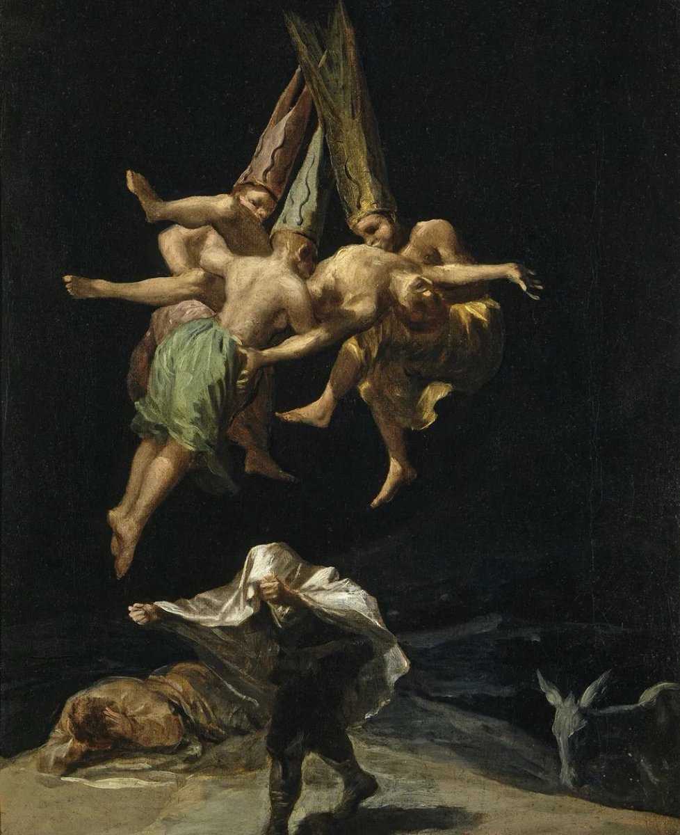 RT @thegenrecult: Witches Flight, 1797 - Francisco de Goya https://t.co/ikt47e0Z05