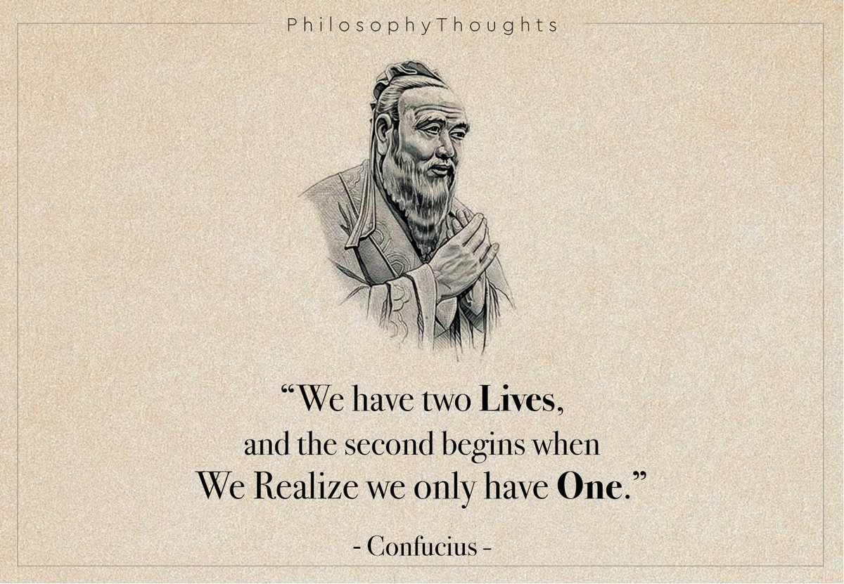Philosophy_DQ's tweet photo. 15 Deep Philosophy Quotes From "Confucius"

| Thread https://t.co/W5Ba89Zkg3