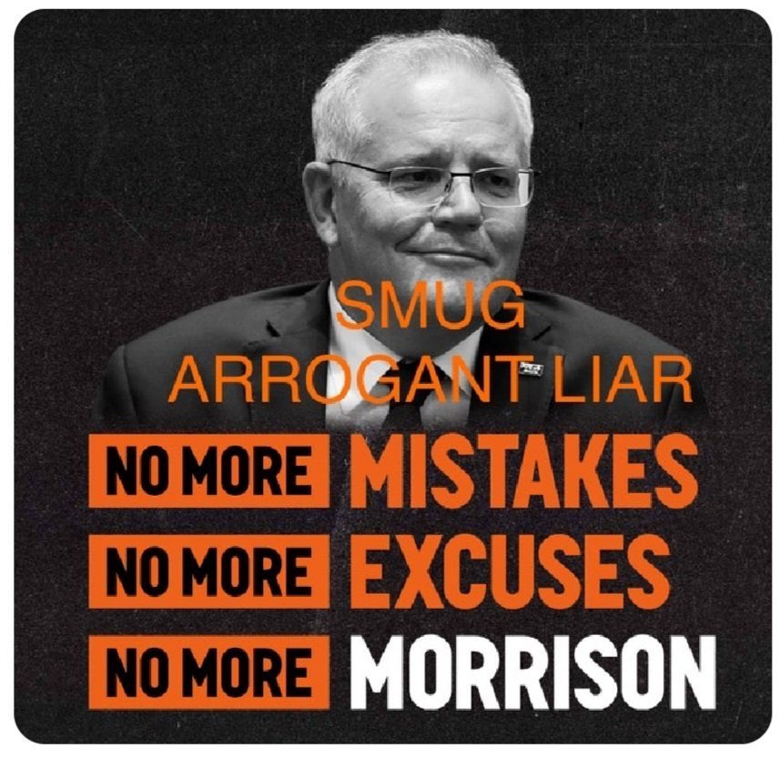 AusSeaSteph's tweet photo. @ACurrentAffair9 Heck No!!
Brilliant work, Tracey.
You have been one of the few journalists who has ever held this slippery, smirking, smug slug to account.
Fire to his feet, laying his failings right out in front of his face!
Brava.
And #AlboForPM !!!
#FireTheLiar
#GetLostScott
#AusPol https://t.co/EmGp85r0cp