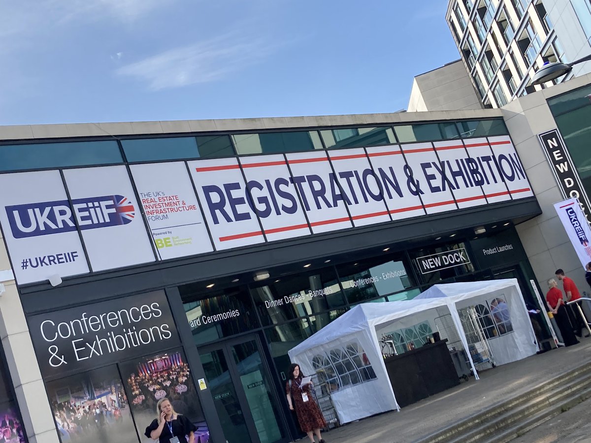 SalfordCouncil's tweet photo. Exciting day ahead. We’re here @UKREiiF with partners from @Muse_Devs @SalfordUni @CrescentSalford @MediaCityUK to highlight the unique investment opportunities across the city #regeneration #econdev #investment #localgov https://t.co/JGxZPpVcjb