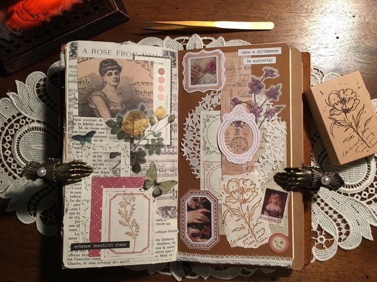 Junk journal pages