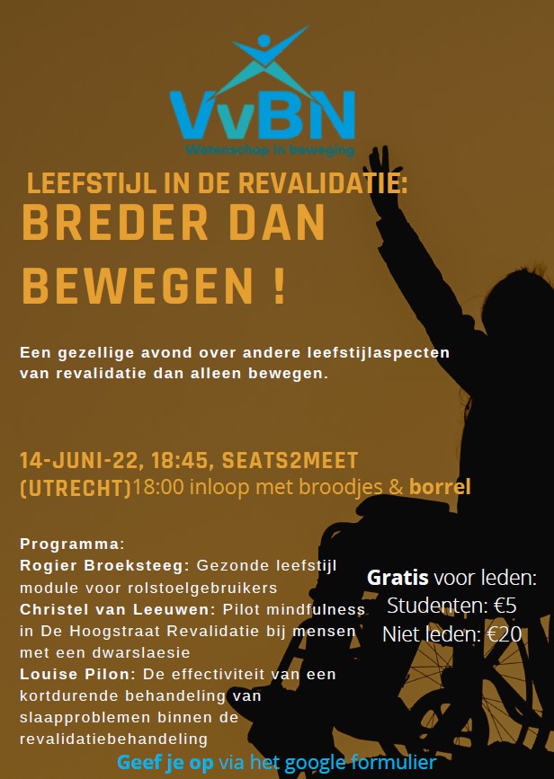 VvBN_nieuws's tweet photo. Na enige tijd van afwezigheid organiseert de interessegroep Revalidatie op dinsdagavond 14 juni een themabijeenkomst, waarvoor we je van harte willen uitnodigen!

Locatie: Seats2meet Utrecht, Moreelspark 65, 3511 EP Utrecht.

Aanmelden: https://t.co/FBVOUSg2JA https://t.co/MOmrZ3nfVB
