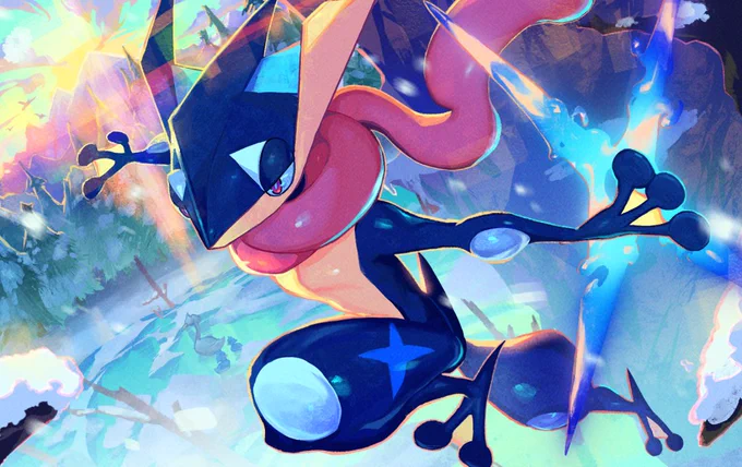 ゲッコウガ/Greninja
#ポケモン #pokemon 
