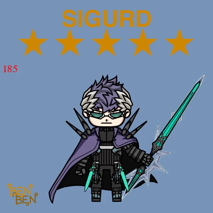 #149 ジグルド#FGO #べんべん一日一絵 