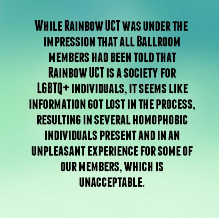 RainbowUCT tweet media